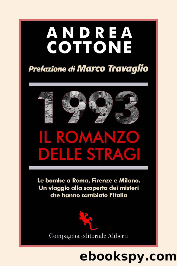 1993. Il romanzo delle stragi by Andrea Cottone