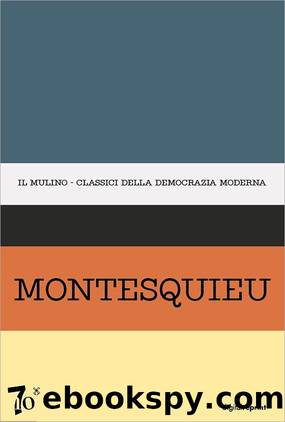 Antologia degli scritti politici by Montesquieu