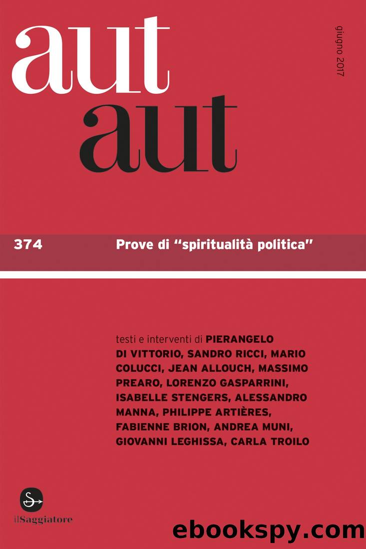 Aut aut 374 - Prove di spiritualitÃ  politica by AA.VV