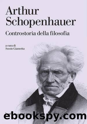 Controstoria della filosofia by Arthur Schopenhauer