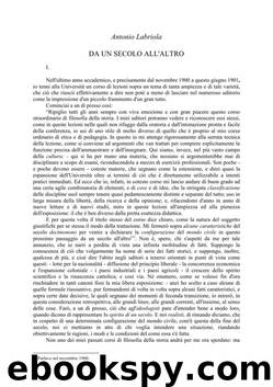 Da un secolo all'altro by Antonio Labriola