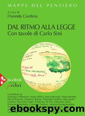 Dal ritmo alla legge (Italian Edition) by Florinda Cambria & Carlo Sini