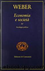 Economia e societÃ  5 by Max Weber