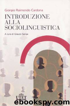 Giorgio Raimondo Cardona by Introduzione alla sociolinguistica