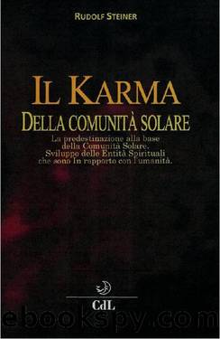 Il Karma della ComunitÃ  Solare by Rudolf Steiner