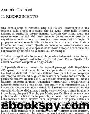 Il Risorgimento by Antonio Gramsci