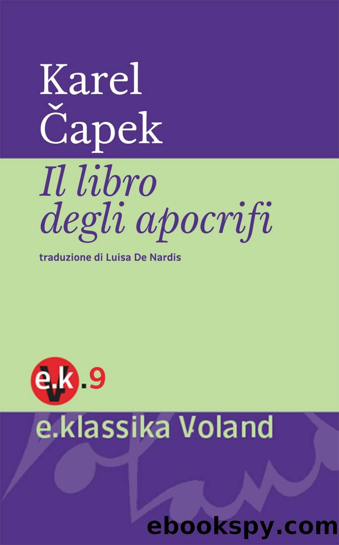 Il libro degli apocrifi by Karel Čapek