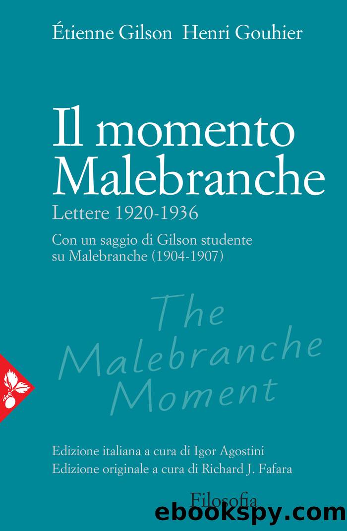 Il momento Malebranche by Ètienne Gilson & Henri Gouhier