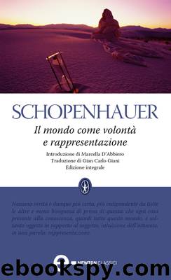 Il mondo come volontà e rappresentazione by Arthur Schopenhauer