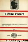 Il sangue d'Europa. by Giaime Pintor