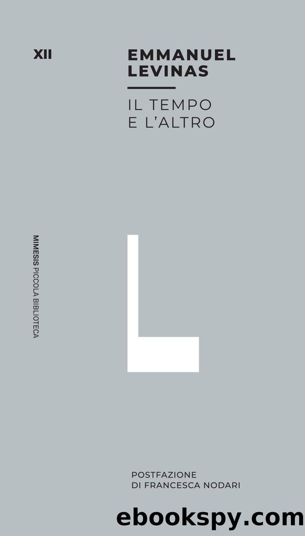 Il tempo e l'altro by Emmanuel Levinas