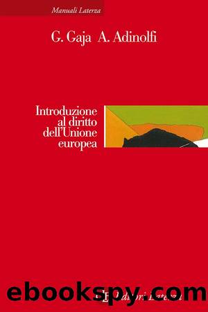 Introduzione al diritto dell'Unione europea by Giorgio Gaja & Adelina Adinolfi