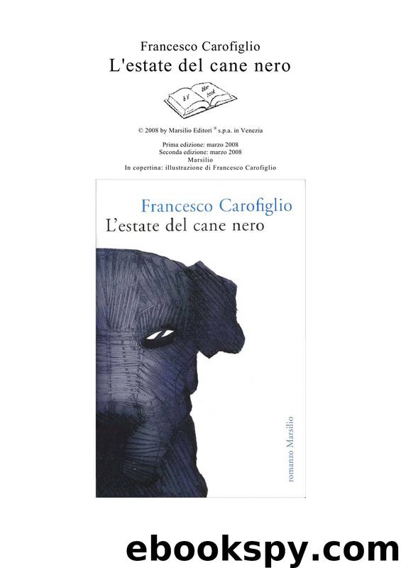 L'Estate del Cane Nero by Bluebook
