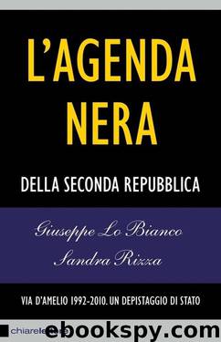 L'agenda nera (Italian Edition) by Giuseppe Lo Bianco & Sandra Rizza
