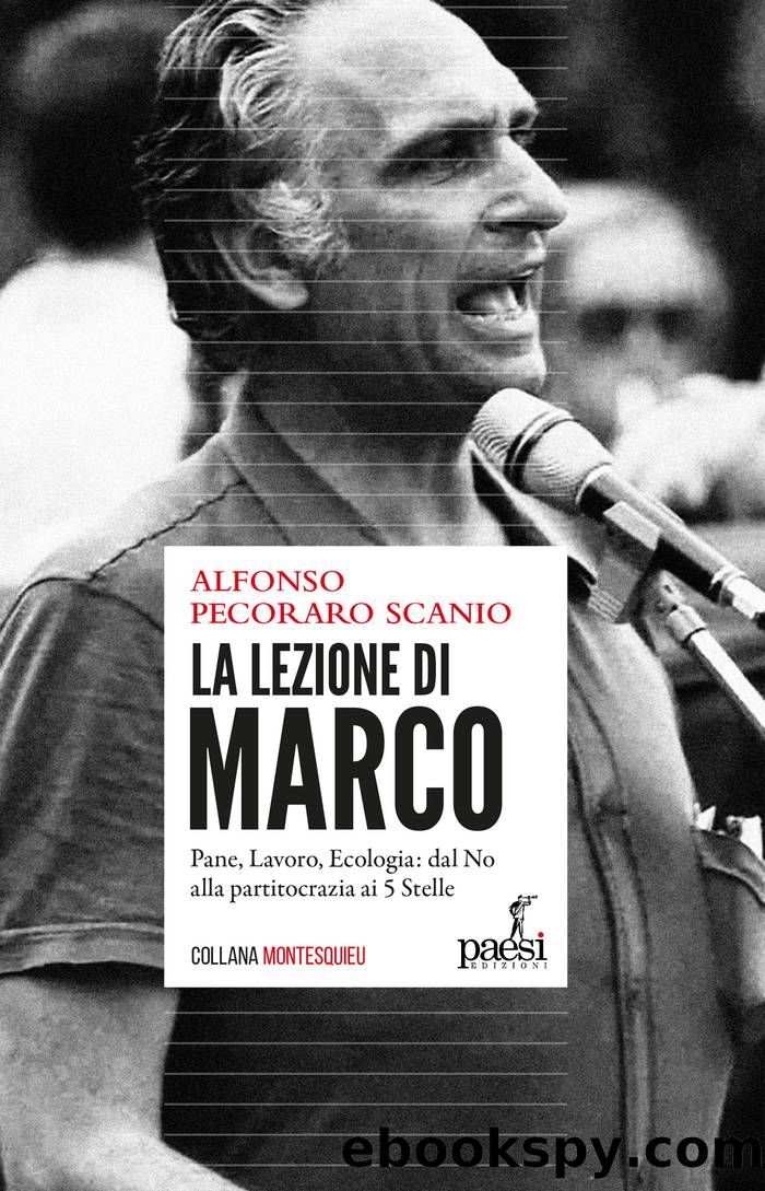 La lezione di Marco. Pane, lavoro, ecologia by Pecoraro Scanio Alfonso