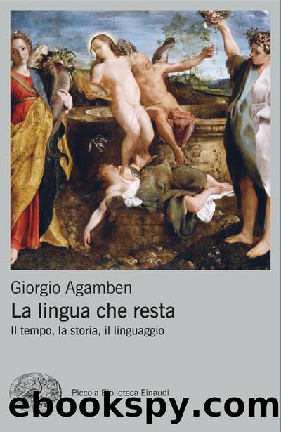 La lingua che resta by Giorgio Agamben