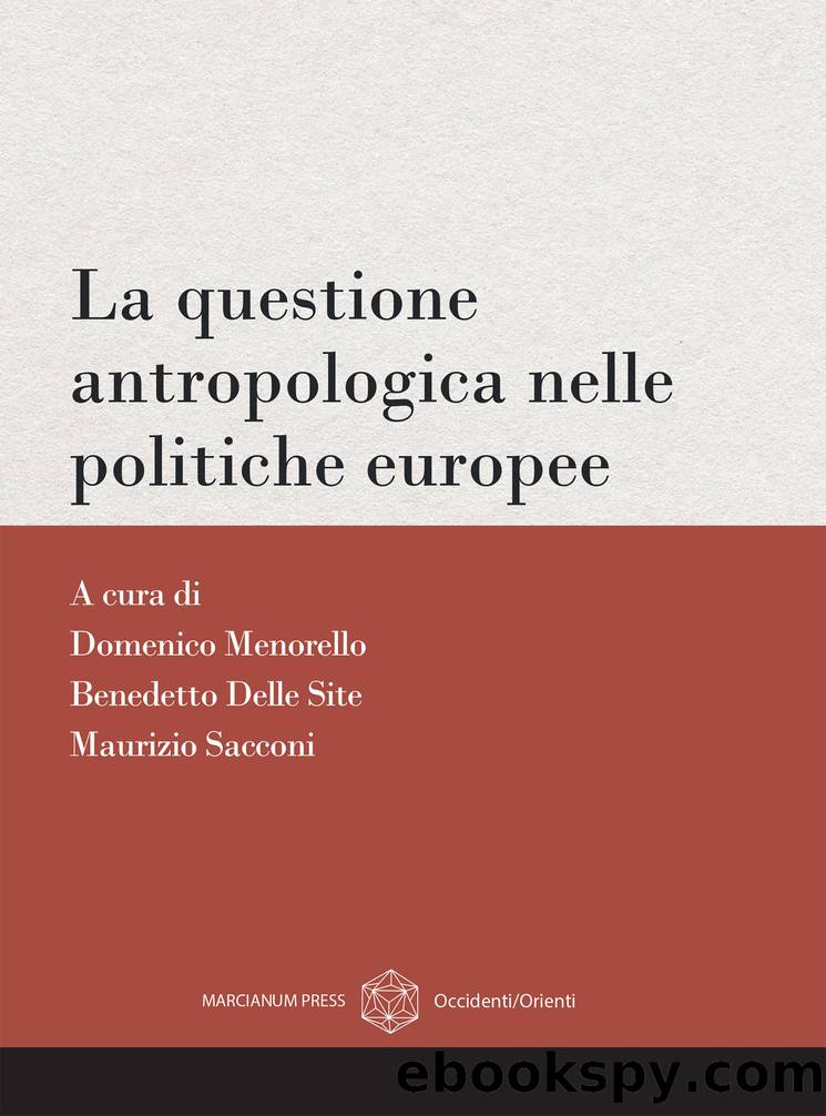 La questione antropologica nelle politiche europee by AA.VV