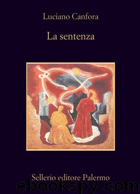 La sentenza by Luciano Canfora