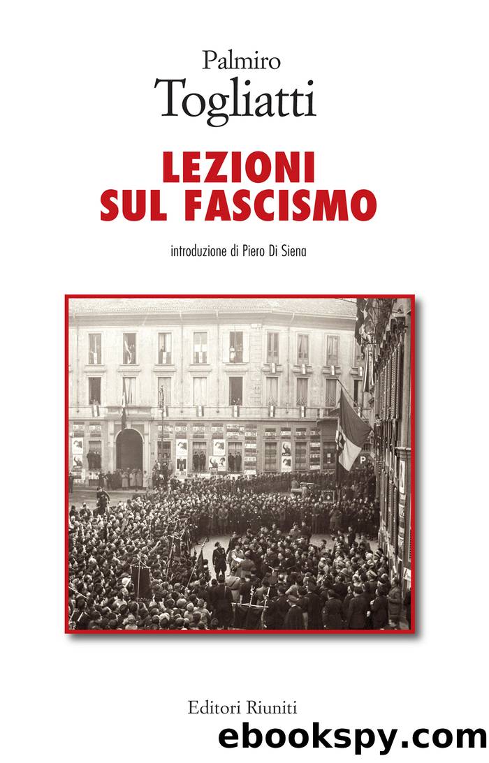 Lezioni sul fascismo by Palmiro Togliatti