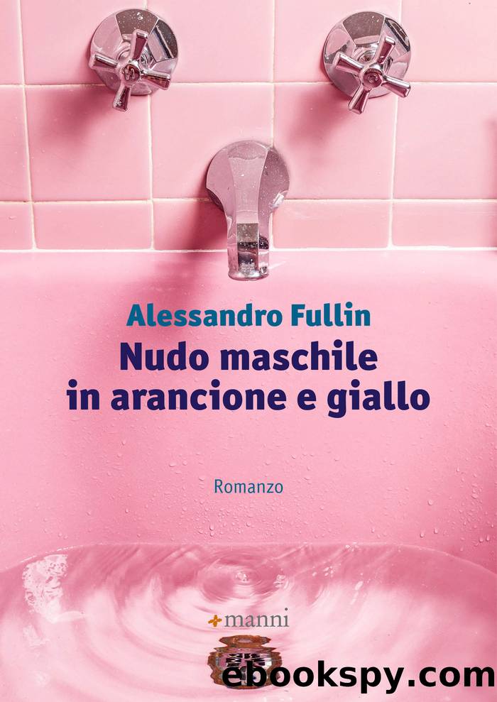 Nudo maschile in arancione e giallo by Alessandro Fullin