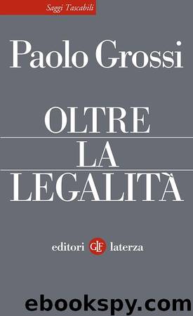 Oltre la legalità by Paolo Grossi