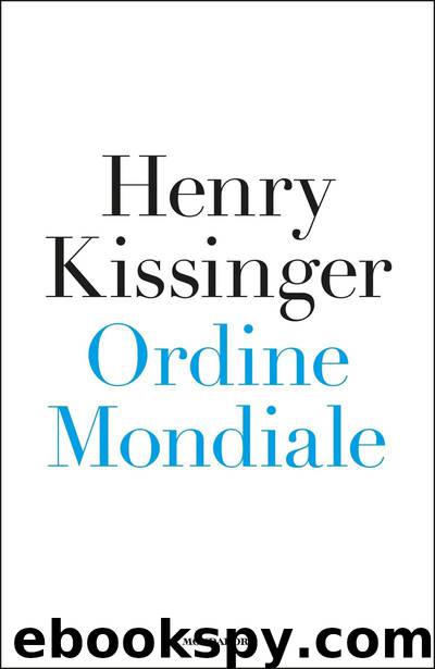 Ordine mondiale (2015) by Henry Kissinger