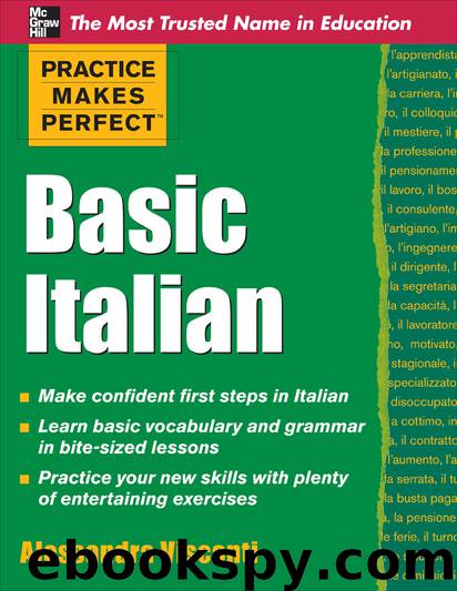 Practice Makes Perfect Basic Italian by Alessandra Visconti