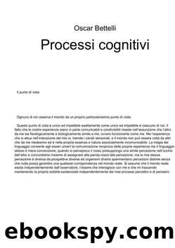 Processi Cognitivi by Oscar Bettelli