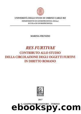 Res furtivae by Frunzio Marina