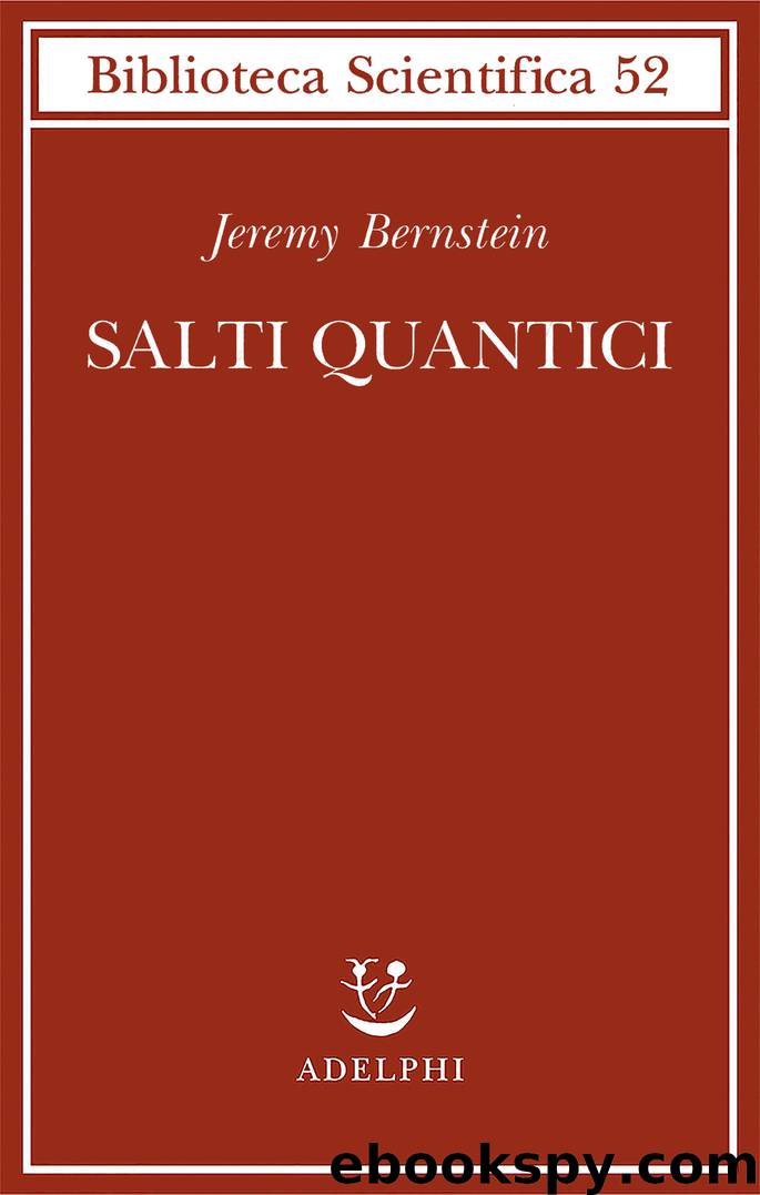 Salti Quantici by Jeremy Bernstein