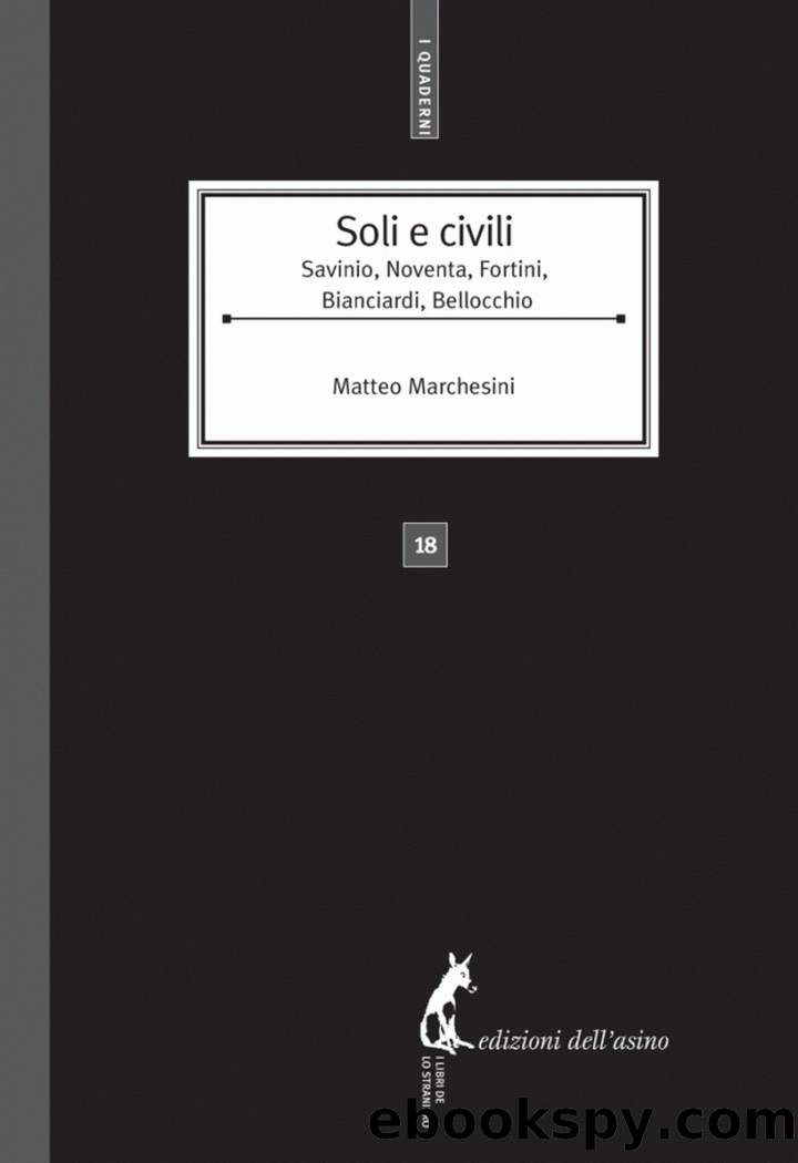 Soli e civili by Matteo Marchesini