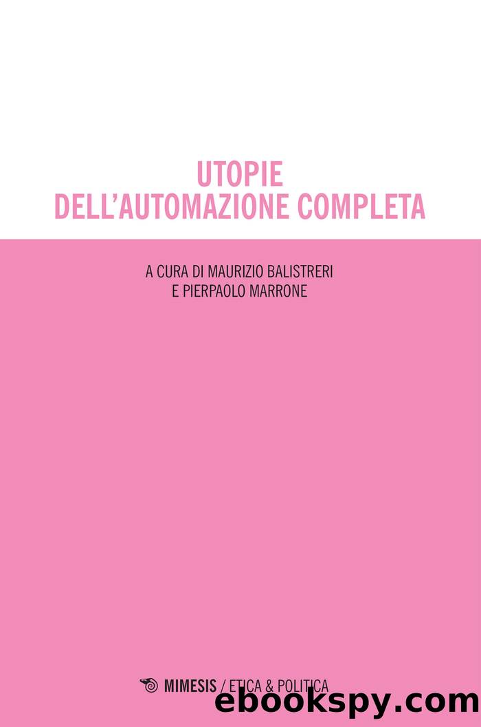 Utopie dellâautomazione completa by AA.VV