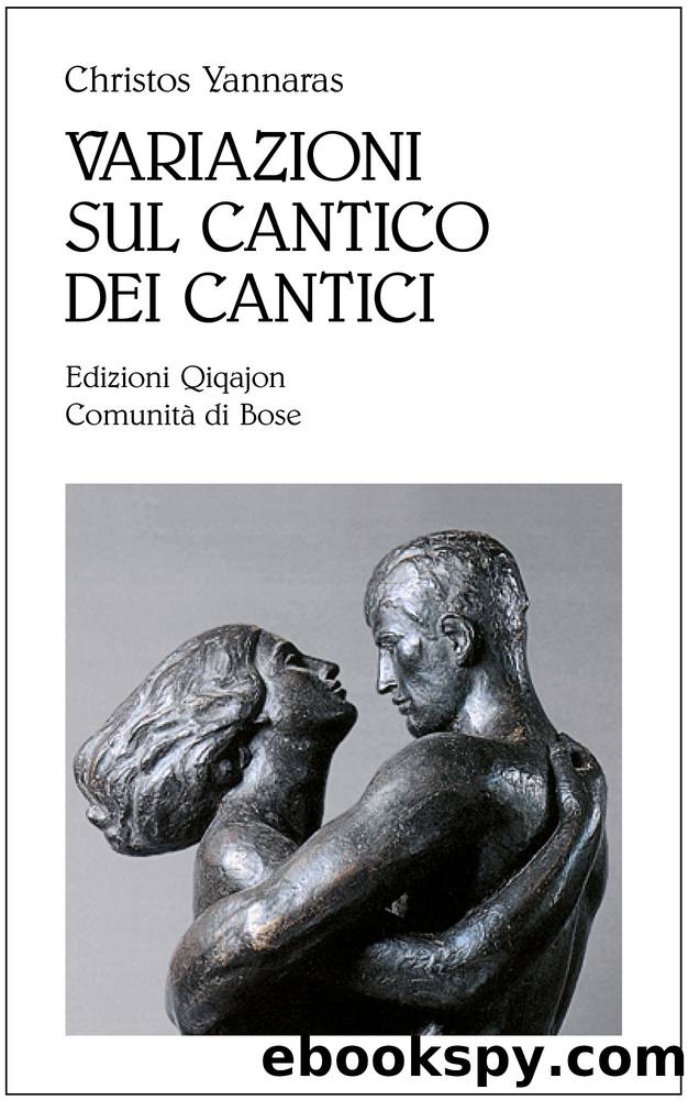 Variazioni sul Cantico dei cantici by Christos Yannaras