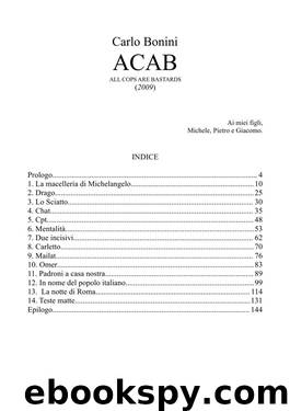 ACAB - All Cops Are Bastards by Carlo Bonini