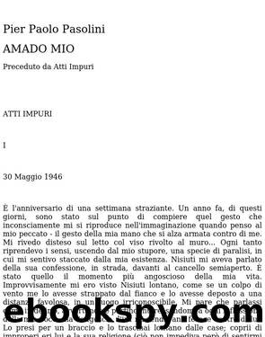 AMADO MIO by Pier Paolo Pasolini