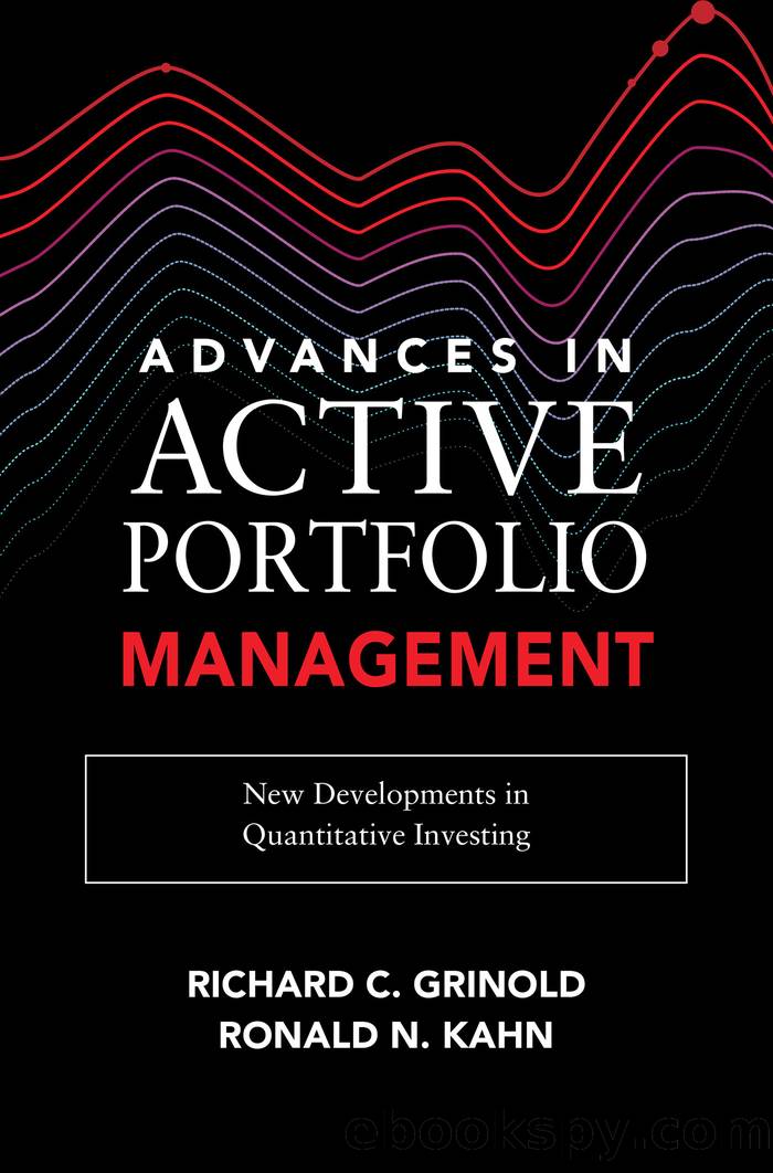 Advances in Active Portfolio Management by Richard C. Grinold