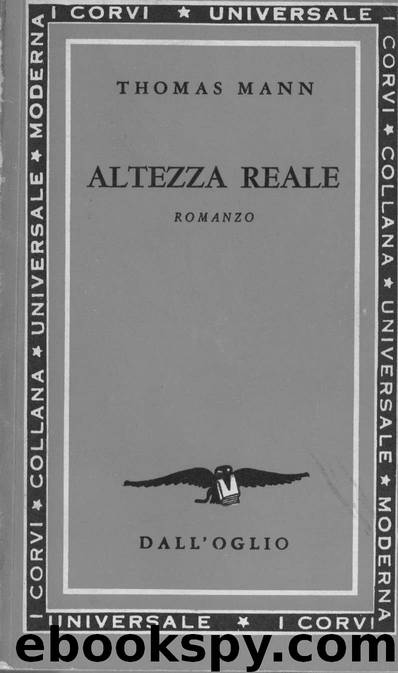 Altezza Reale by Thomas Mann