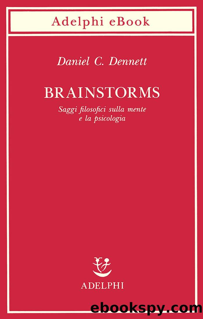 Brainstorms by Daniel C. Dennett