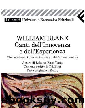 Canti dell'Innocenza e dell'Esperienza by William Blake