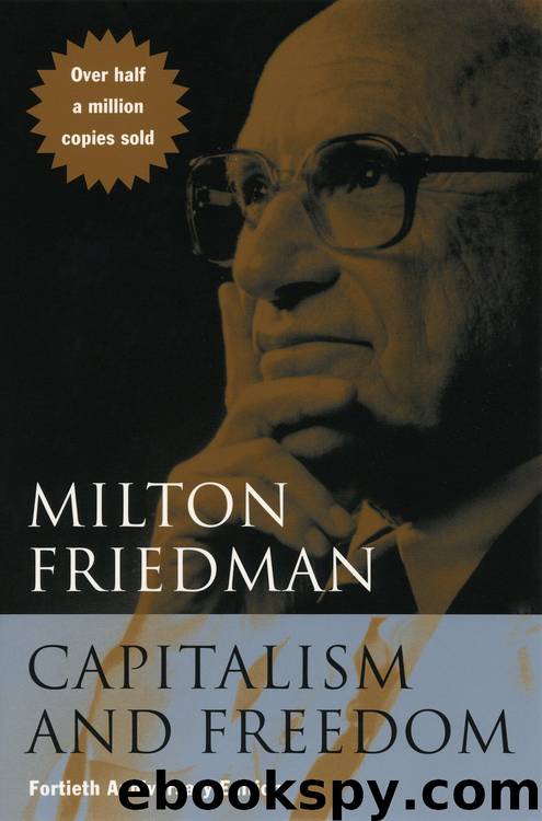 Capitalismo e Libertà by Milton Friedman