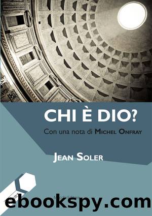 Chi Ã¨ Dio? by Jean Soler