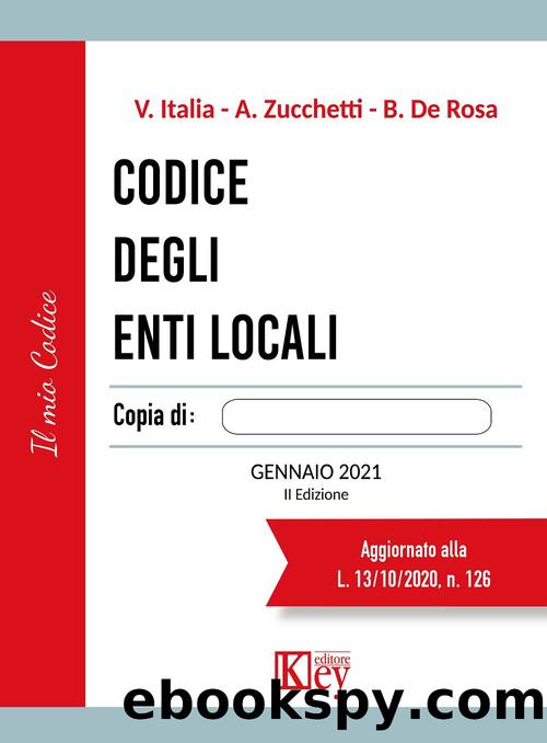 Codice degli enti locali (Italian Edition) by De Rosa Brunello & Zucchetti Alberto & Italia Vittorio
