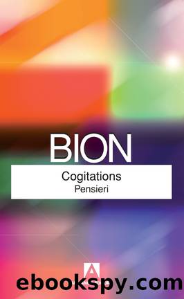Cogitations by Wilfred R. Bion
