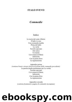 Commedie by Italo Svevo