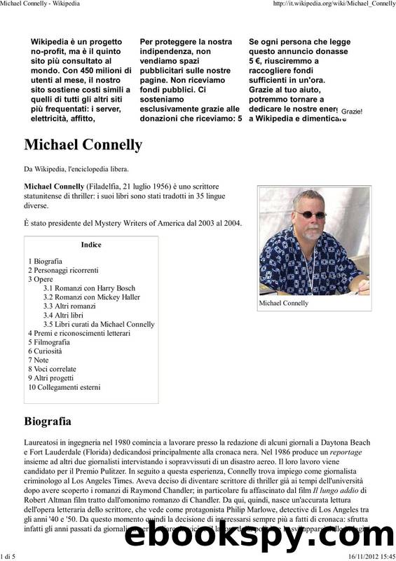 Connelly Michael - Wikipedia by Connelly Michael