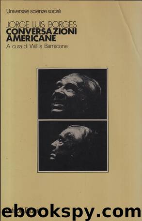 Conversazioni americane by Borges Jorge Luis