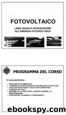 Corso Per Specialista Impiantista Del Solare Fotovoltaico Ebook Ita Libro Libri by Unknown