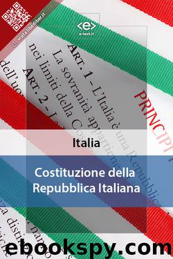 Costituzione della Repubblica Italiana by Italia