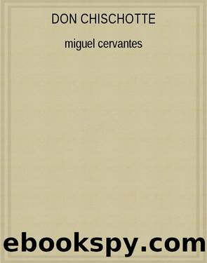 DON CHISCHOTTE by Miguel de Cervantes