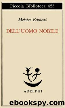 Dell'uomo nobile by Meister Eckhart